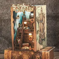 Book Nook. Puzzle 3D - Cotor de carte DIY - Sea Hunter