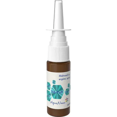Hidrosol de Argint BB Puff cu Atomizor 30ppm 50ml