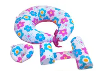 Set primele perne ale bebelusului Deluxe floricele