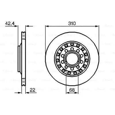 Disc frana BOSCH 0 986 479 062