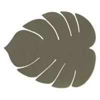 Suport pentru farfurii din piele ecologică 35x42 cm Monstera Leaf Nupo – LIND DNA