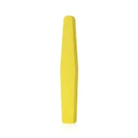 Pila buffer unghii Marquise, BUFF09, Galben, granulatie 100/180