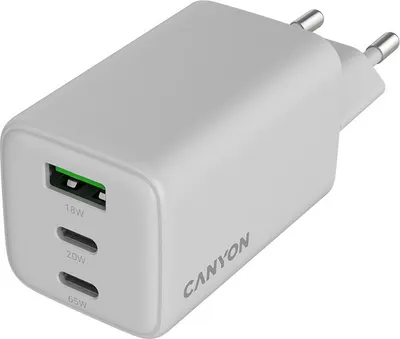 Încărcător Canyon - CU65ACC, 65W, alb