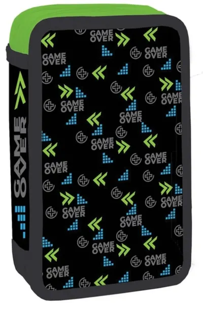 Neceser cu accesorii S. Cool Game Over - 2 fermoare, 29 piese