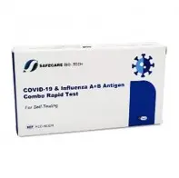 Test Rapid Combo 3 in 1 Covid 19 + Gripa A/B, 1 bucata, Safecare