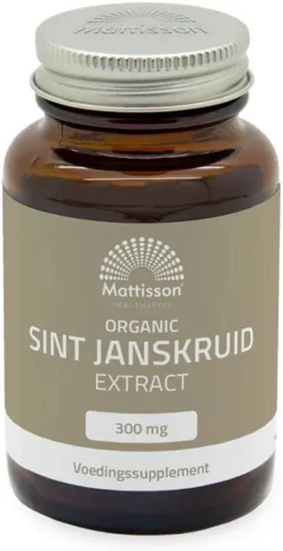 Mattisson Healthstyle Extract organic de sunătoare, 300 mg, 90 capsule