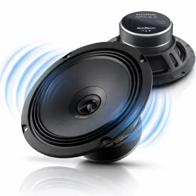 Difuzoare auto Audison Prima APX 6.5 set coaxial 2 căi, 165mm, 70W RMS, 4Ω, set 2 difuzoare