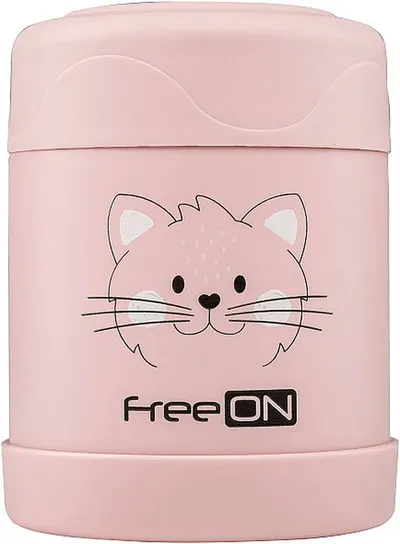 Recipient termic pentru alimente Freeon - 350 ml, roz
