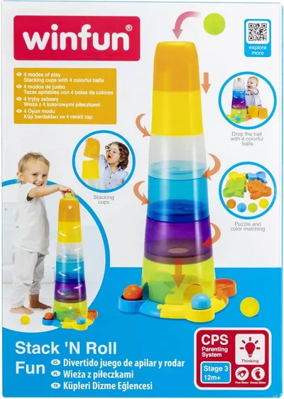 Turn de stivuire WinFun - Distracție cu mingi