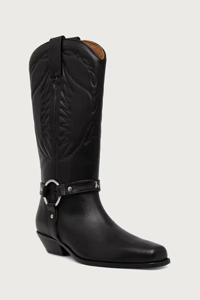 Patrizia Pepe cizme cowboy pentru femei din piele