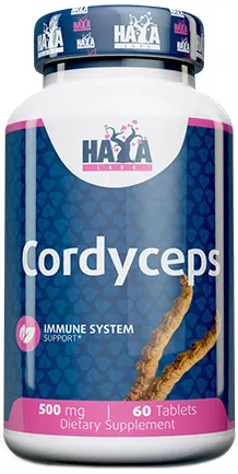 Cordyceps, 500 mg, 60 tablete, Haya Labs