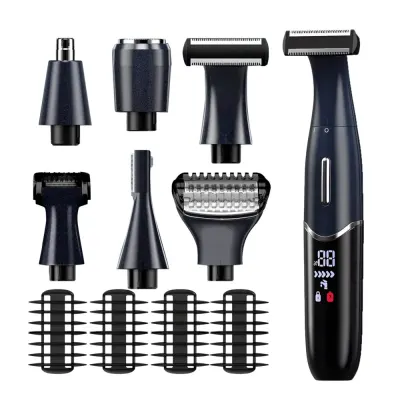 Aparat De Tuns, Ras Si Barbierit Barba, Parul Corporal, Nazal Si Urechi, Trimmer Sprancene, Perciuni, NewEvo SilkTouch Electric, 4 Pieptani