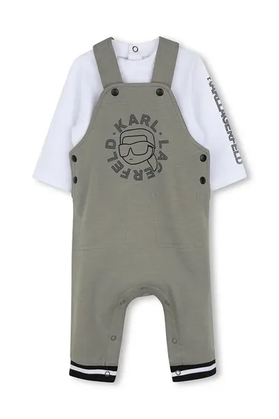 Karl Lagerfeld compleu pentru copii cu bumbac