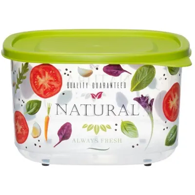 Cutie pentru Alimente, din Plastic, cu Capac, Diverse Culori, 4.20 l, Herevin