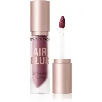 Revolution Air Blur Liquid Lipstick ruj lichid mat, cu textură lejeră culoare Black Cherry 3.5 ml