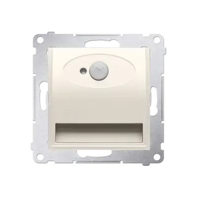 Luminator LEDcu senzor de miscare 230V, crem