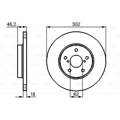 Disc frana BOSCH 0 986 478 490