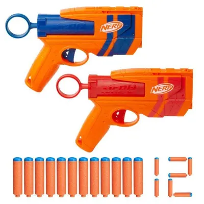 Set blastere Nerf N Series - Duo Pack, 12 săgeți
