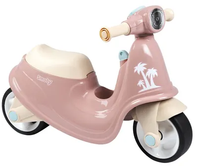 Scuter pentru copii de împins Smoby - Roz