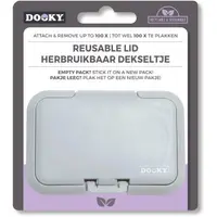 Dooky Reusable Lid Grey Card capac pentru șervețele umede