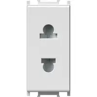 Modul Priza S. EURO 1M 16A ST IP20 Alb, TEM Modul TEM-VM21PW-B