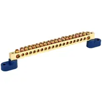 Neutral bus bars with two corner Izolators SHNI-8x12-20-U2-S