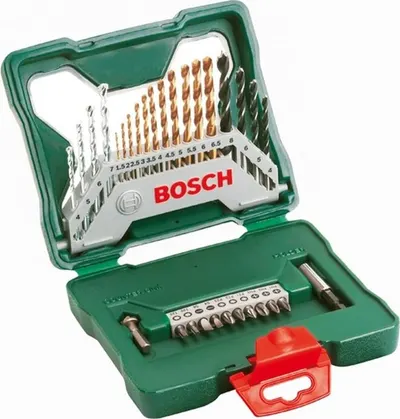 Set de burghie Bosch - X-Line Titanium, 30 piese
