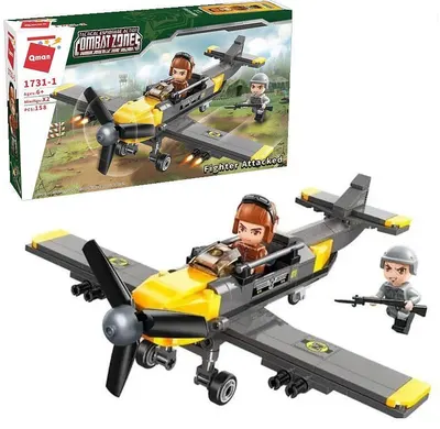 Constructor Qman - Avioane militare, 158 piese