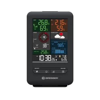 Statie meteo Bresser 7902525, termometru, higrometru, alarma