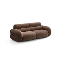 Canapea maro cu tapițerie din chenille 220 cm Neo – Micadoni