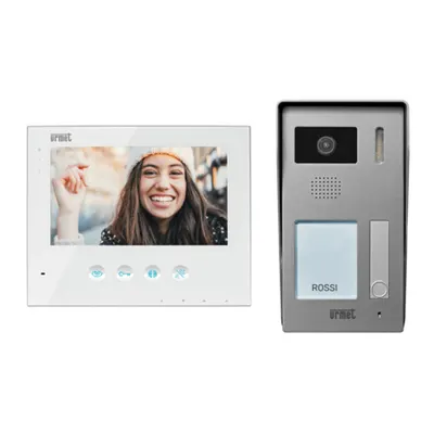 Kit videointerfon 7'' 1 familie extensibil pana la 4 familii
