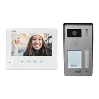 Kit videointerfon 7'' 1 familie extensibil pana la 4 familii