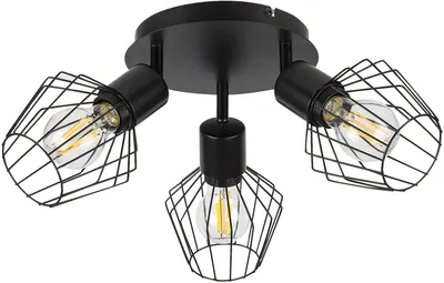 Spot Rabalux - Belano 3536, IP20, E27, 3 x 40W, negru