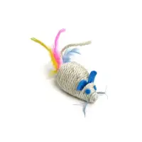 Jucarie pentru pisici-sisal-soricel JK 10 cm
