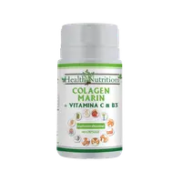 Colagen marin Forte + Vitamina B3 + Vitamina C, 60 tablete, Health Nutrition
