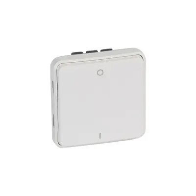 doi poli switch Plexo IP55 antibacterial -10 AX 250 V~-modular-Artic alb