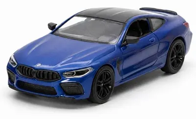 Mașină metalică Kinsmart - BMW Competition Coupe, 1:34, albastră