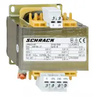 Transformator de comanda monofazat, 230V/24V, 160 VA, IP00 Schrack LP602016T