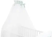 Tulle baldachin KikkaBoo - Bear with me, Mint, 200 х 480 cm