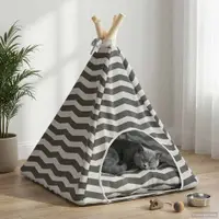 vidaXL Încape pentru animale de companie cu pernă 40 x 40 x 50 cm