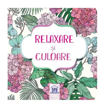 Relaxare și culoare - carte de colorat cu 4 creioane colorate - ***