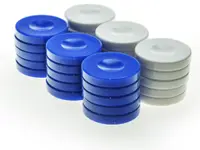 Puluri de table Manopoulos - Plastic, albastru/alb (36 mm)