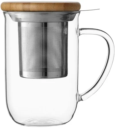 Ceașcă de ceai cu strecurătoare Viva Scandinavia - Minima, 500 ml, cu capac