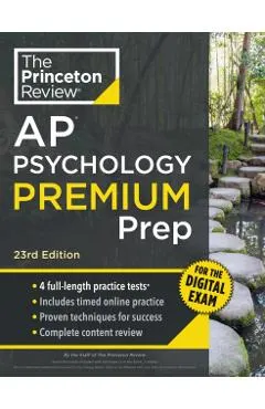 Princeton Review AP Psychology Premium Prep, 23rd Edition: 4 Practice Tests + Digital Practice Online + Content Review