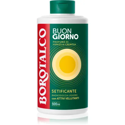 Borotalco Good Morning Silky gel de duș mătăsos parfum Creamy Vanilla 500 ml