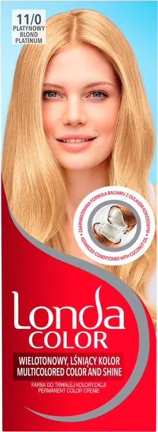 Vopsea de par permanenta 11/0 Blond Platinum, 110ml, Londa