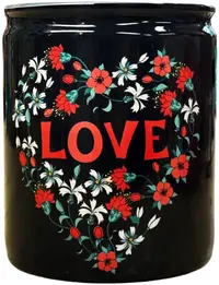 Lumânare parfumată Bolsius - Iubire, negru