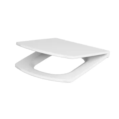 Capac wc duroplast, alb, 44.2x35.9 cm, Cersanit Easy