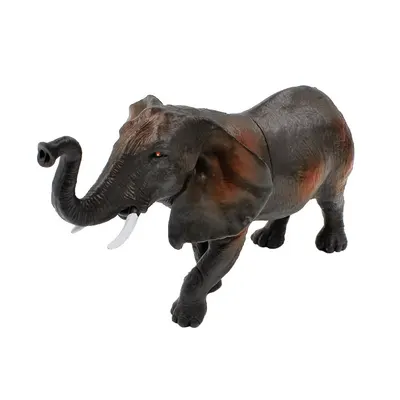 Figurină replică animal elefant gri 25cm