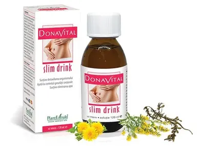 Donavital Slim Drink, 120 ml, Plant Extrakt
